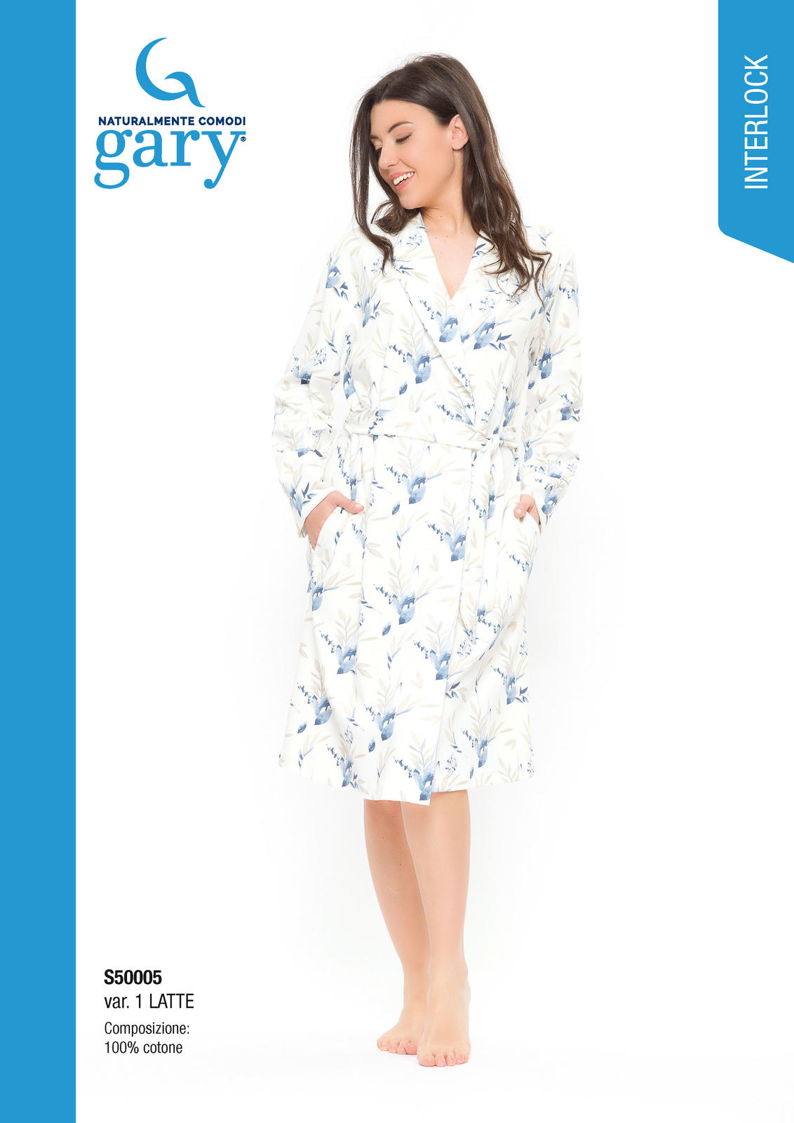 WOMEN'S DRESSING GOWN S50005 Tellini S.r.l. Wholesale Clothing